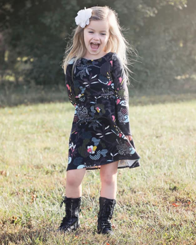 Saige's Boatneck Knit Dress | The Simple Life Pattern Company