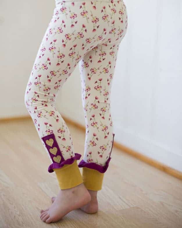 Pants Leggings Capri Summer Modal Lace Children Girls Stitching
