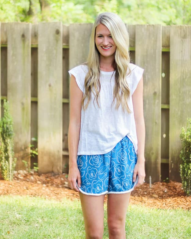Women's Tammy Tulip Shorts Collaboration with Sew Caroline | The Simple ...