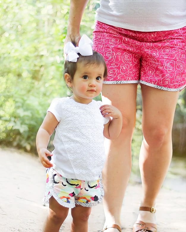 Women's Tammy Tulip Shorts. Collaboration with Sew Caroline. PDF sewing  patterns for women sizes xs-xxl