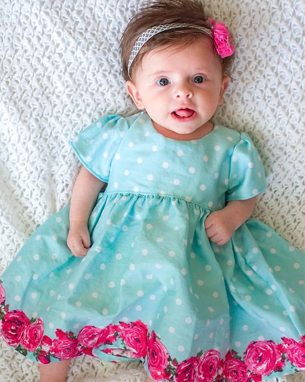 Baby Jaimesyn's Double Flutter Pocket Top + Dress. PDF sewing pattern ...