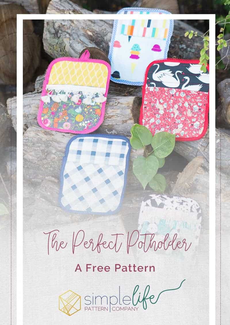 15 Sewing Patterns for Potholders & Oven Mitts (8 Free!)