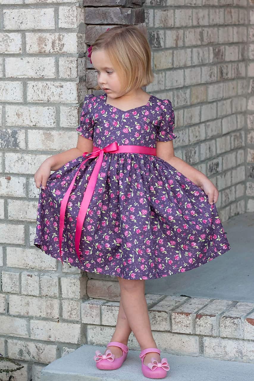 Pearl's Zipper Top & Dress | PDF downloadable Sewing Pattern Toddlers ...