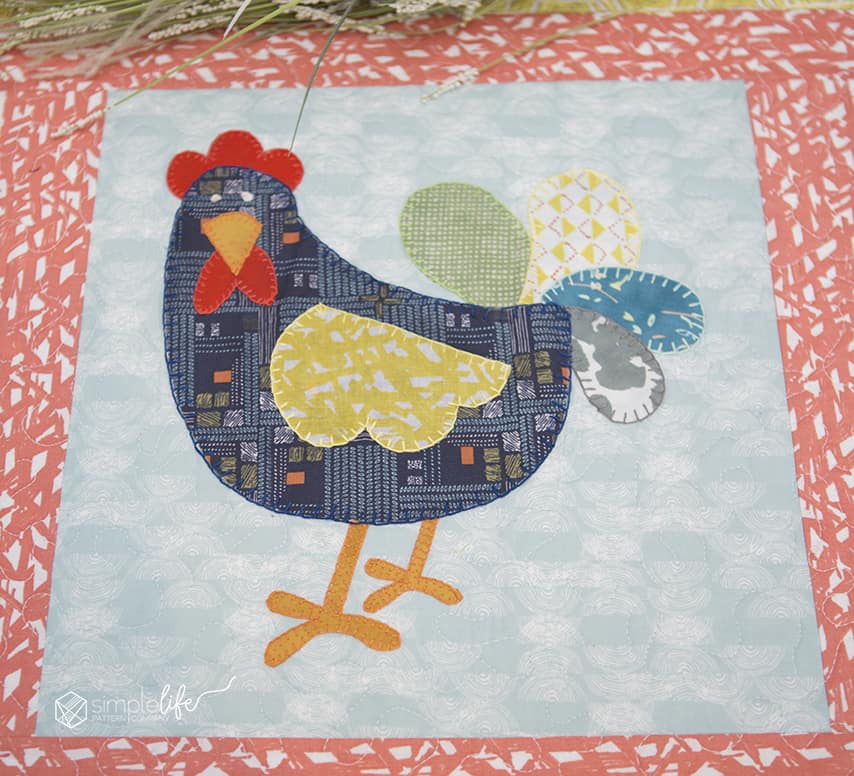 FREE Crazy Chicken Table Runner Or Wall Hanging PDF Downloadable 