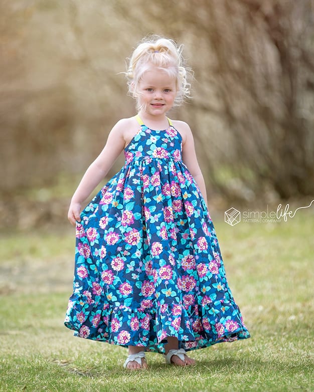 Callie's Tie Back Top Dress & Maxi. Downloadable PDF Sewing Pattern for ...