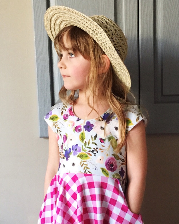 Shelby's Strappy Back Pocket Top & Dress. Downloadable PDF Sewing Pattern  for Toddler and Girls Sizes 2T-12. - The Simple Life