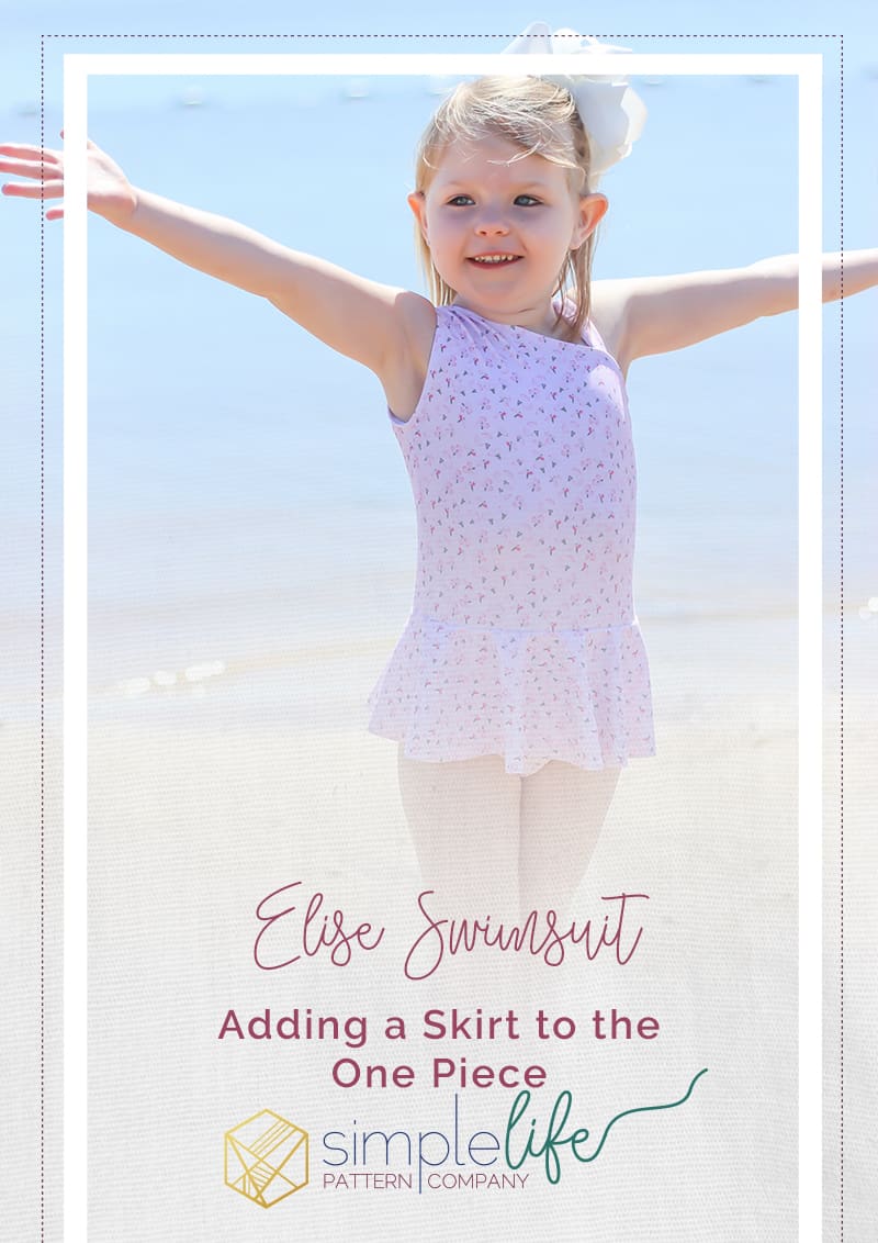 Elise's One Shoulder Swimsuit and Tankini. Downloadable PDF Sewing
