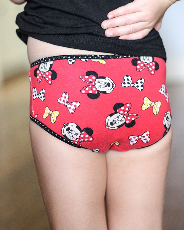 Pixie's Panties. Downloadable PDF Sewing Pattern for Toddler and Girl Sizes  2T to 12.