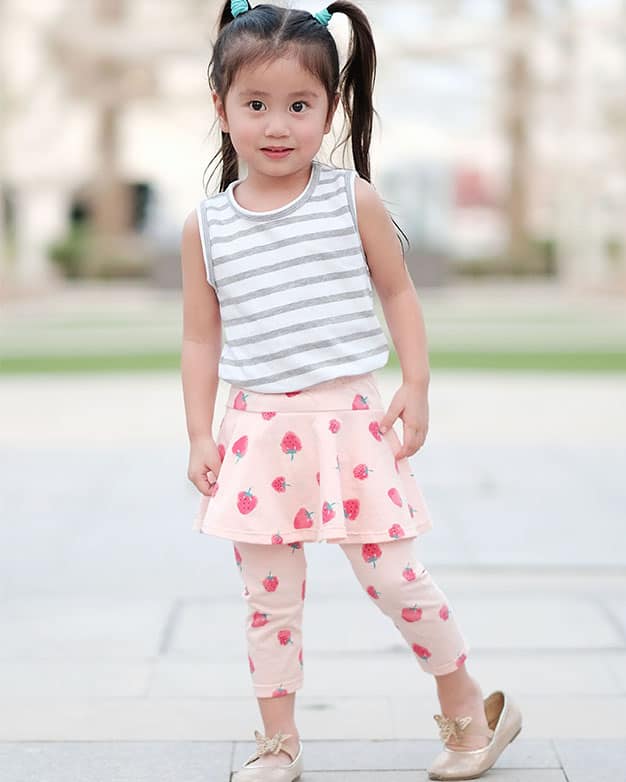 Roxie's Skirted Leggings. Downloadable PDF Sewing Patterns for Toddlers ...