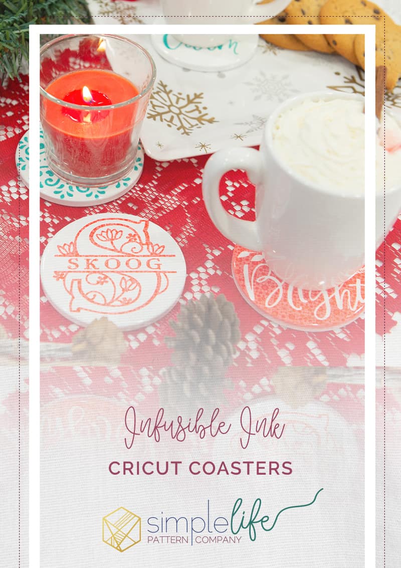 Download Cricut Infusible Ink Coasters Personalized Christmas Gifts Fast And Easy The Simple Life