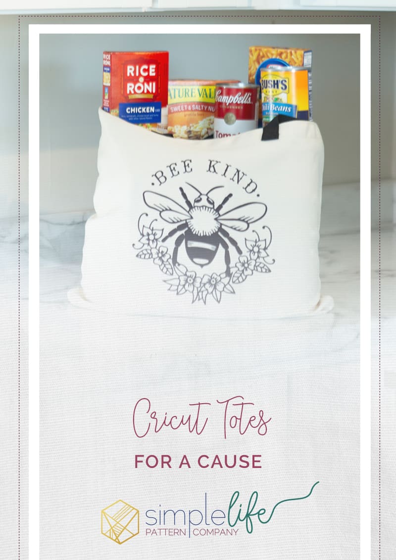 Cricut Infusible Ink totes for a cause - The Simple Life