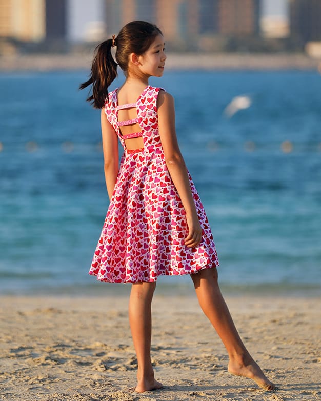 Quinn's High Low Top & Dress | PDF sewing pattern for kids sizes 2t-12